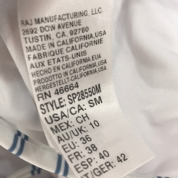 Splendid Pinstripe One-Piece Swimsuit - Picture 5 of 6